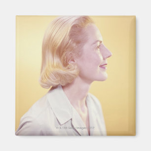Blonde Frau Magnet
