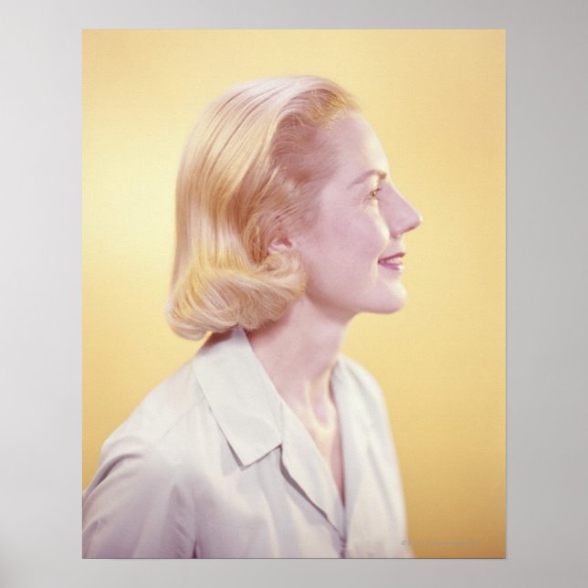 Blonde Frau Poster (Vorne)