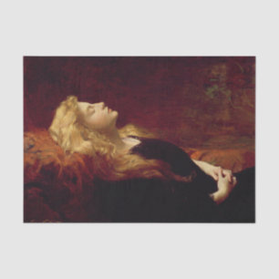 Blonde Frauenruhe (weibliche Schönheit) Seidenpapier