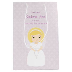 Blonde Girl Mittlere Geschenktüte