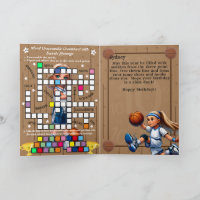 Blonde Girls Basketball Geheimnis Nachricht Geburt