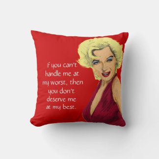 Blonde Glamour Girl Kissen