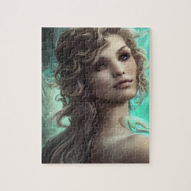 Blonde Goddess Jigsaw Puzzle (Vertikal)