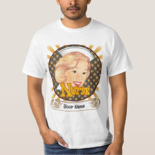 Blonde Hair Nurse T-Shirt
