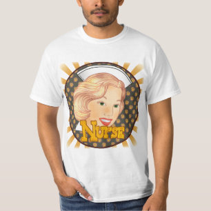 Blonde Hair Nurse T-Shirt
