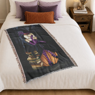 Blonde Hexch Pumpkin Lila Decke
