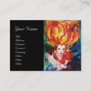 BLONDE IN RED Beauty ,Makeup, Friseur Visitenkarte