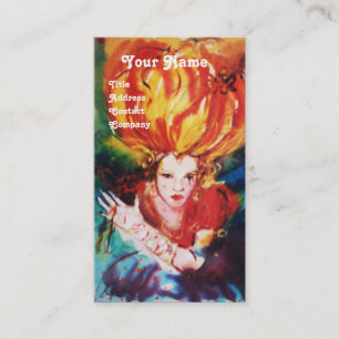 BLONDE IN RED Monogram Beauty ,Makeup, Friseur Visitenkarte