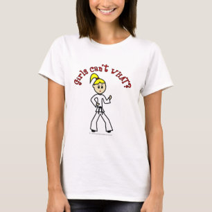 Blonde Karate Girl T-Shirt