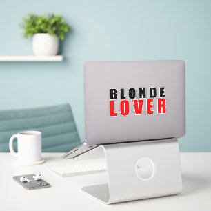 Blonde Liebhaber Aufkleber