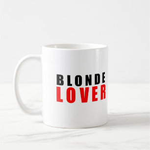 Blonde Liebhaber Kaffeetasse