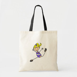 Blonde Mädchen-Gymnastik-T - Shirts und Geschenke Tragetasche