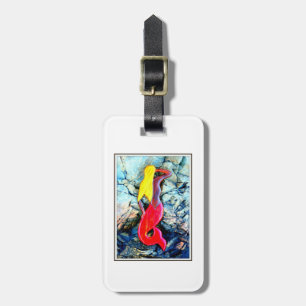 blonde Meerjungfrau Gepäckanhänger