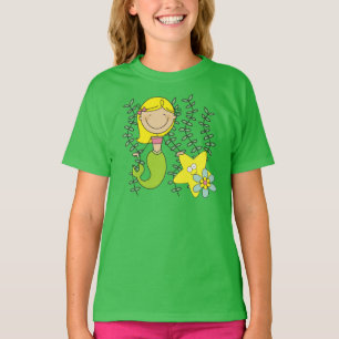 Blonde Meerjungfrau T-Shirt