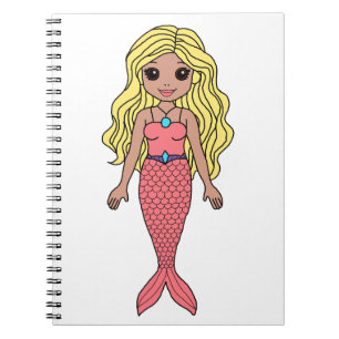 Blonde Mermaid Notizblock