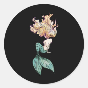 Blonde Mermaid Sticker