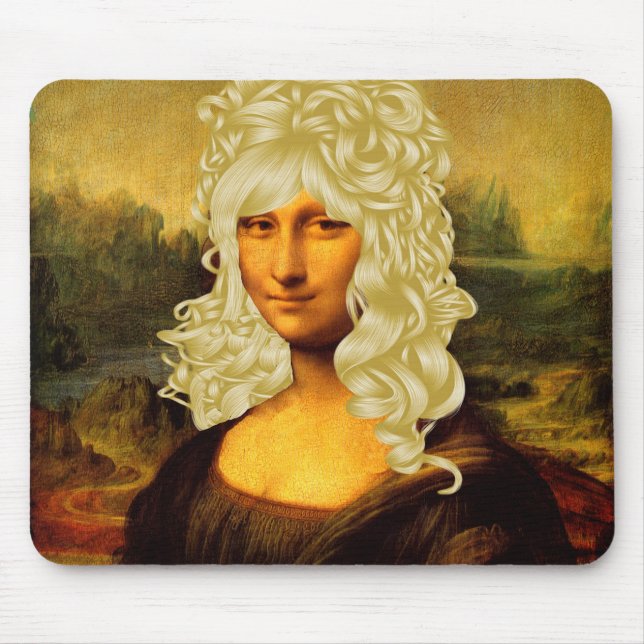 Blonde Mona Lisa Mousepad (Vorne)