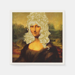 Blonde Mona Lisa Serviette