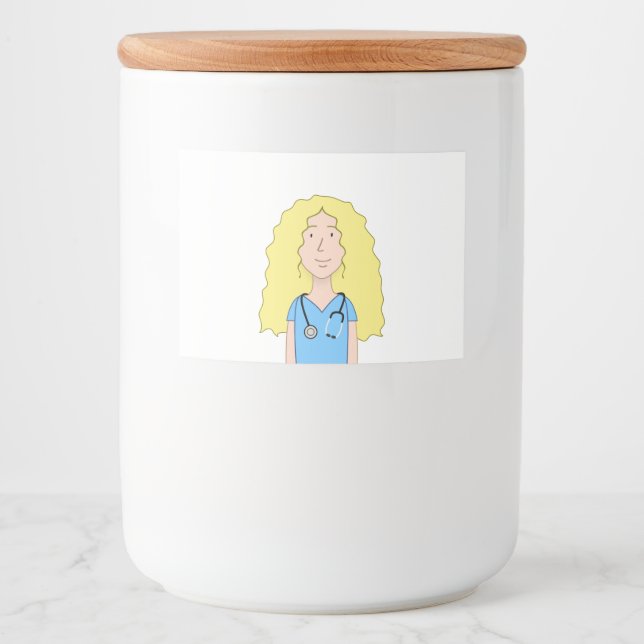 Blonde Nurse Lebensmitteletikett (Vorderseite)
