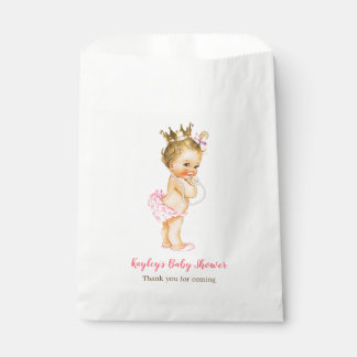 Blonde Princess Baby Dusche / Geburtstagsgärten Geschenktütchen
