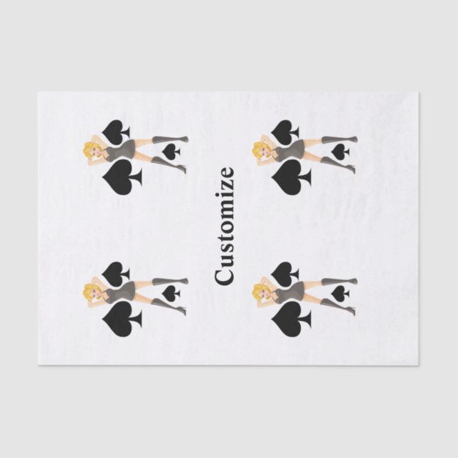 Blonde Queen Seidenpapier (Vorderseite)