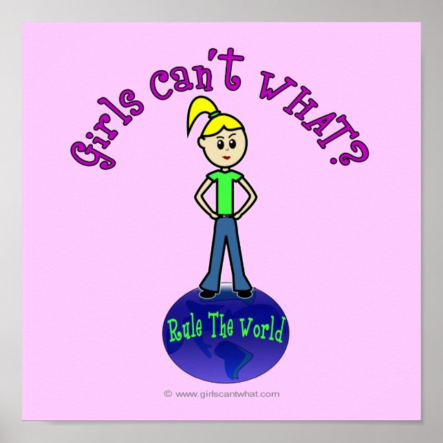 Blonde regiert die Welt Poster (Vorne)