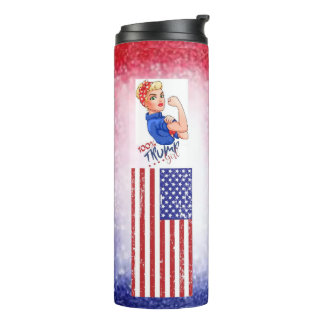 Blonde 💯 % Trump Girl Thermal Tumbler Thermosbecher