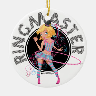 (Blonde) Verzierung des Ringmaster Keramik Ornament