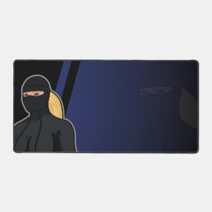 Blonde Woman Desk Pad Schreibtischunterlage