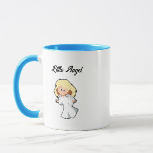 Blonder Baby Engel, Weihnachts-Cartoon für die Fei Tasse
