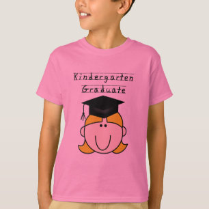 Blonder Mädchen-Kindergarten-Absolvent T-Shirt