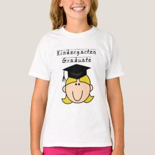 Blonder Mädchen-Kindergarten-Absolvent T-Shirt
