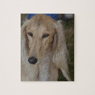 Blonder Saluki Hund Puzzle