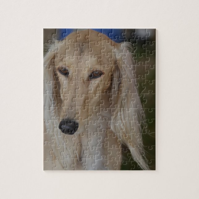 Blonder Saluki Hund Puzzle (Vertikal)