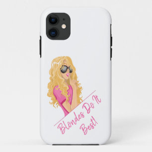 Blondes Do It Best! Personalized text Case-Mate iPhone Hülle