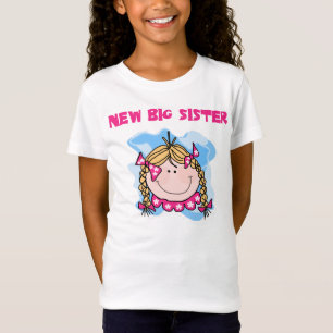 Blondes Mädchen-neue große Schwester T-Shirt
