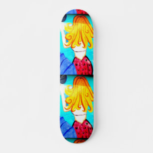 blondes Meerjungfrau-Skateboard Skateboard