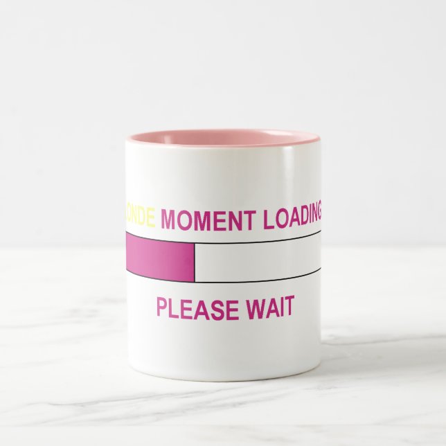 BLONDES MOMENT-LADEN… ZWEIFARBIGE TASSE (Mittel)