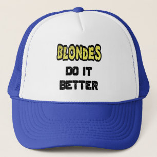 Blondes tun es besser Trucker Hut Truckerkappe