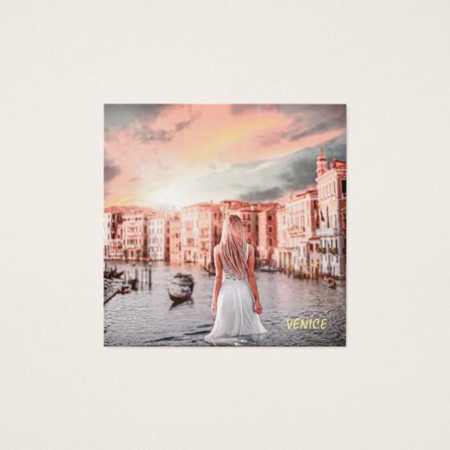 Blondie im romantischen Venedig (Vorderseite)