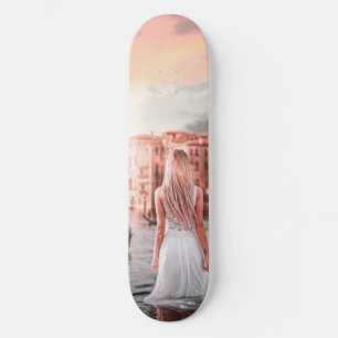 Blondie im romantischen Venedig Skateboard