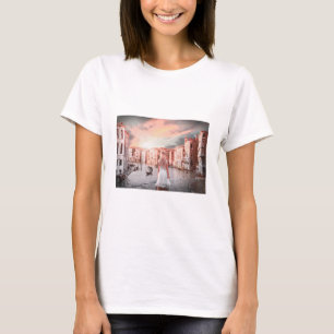 Blondie im romantischen Venedig T-Shirt