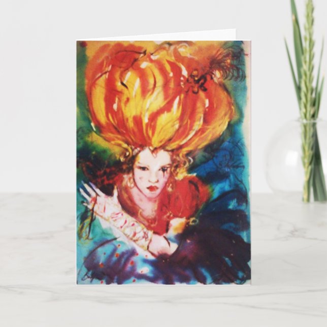 BLONDINE IM ROTEN MONOGRAMM (Vorderseite)