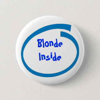 Blondine nach innen button