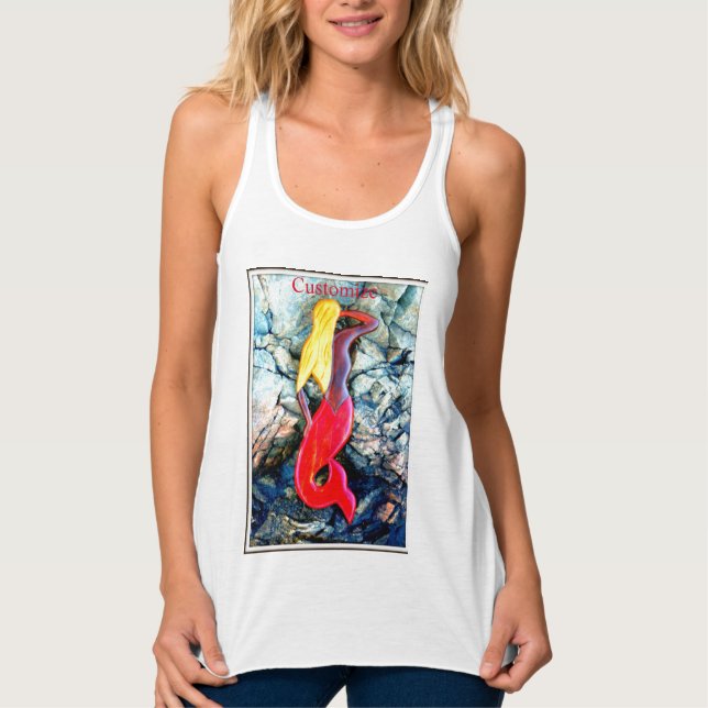 Blondine Tank Top (Vorderseite)