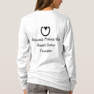 Blondine u. brach - Hufschmied-Spaß T-Shirt