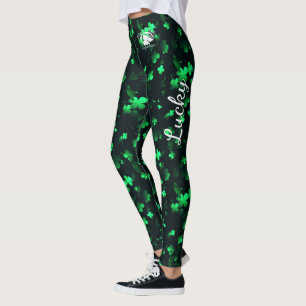 Blondine u. brach - "personifizieren Sie diese" Leggings