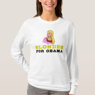 Blondinen für Obama-T - Shirt