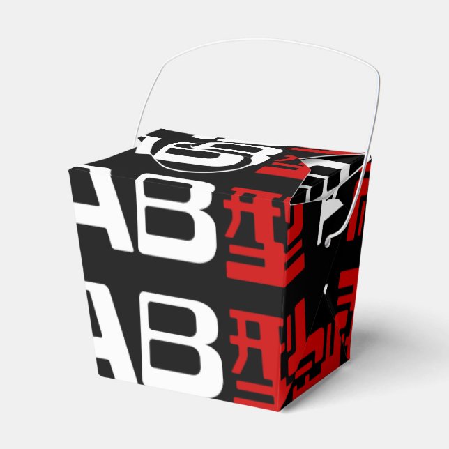 Blood Group AB Japanisches Kanji Geschenkschachtel (Vorderseite)