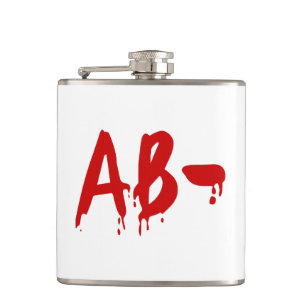 Blood Group AB - Negative #Horror Hospital Flachmann
